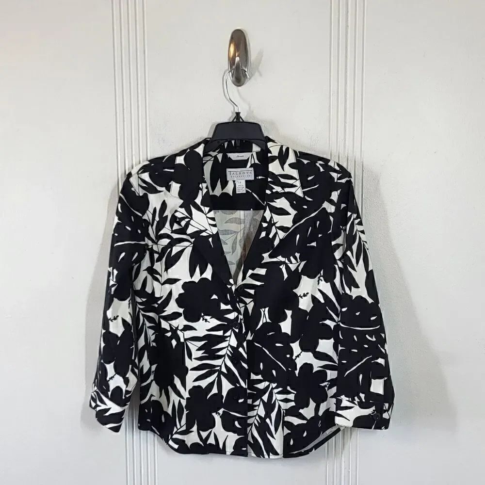 Talbots Black & White Jacket - Picture 5 of 10